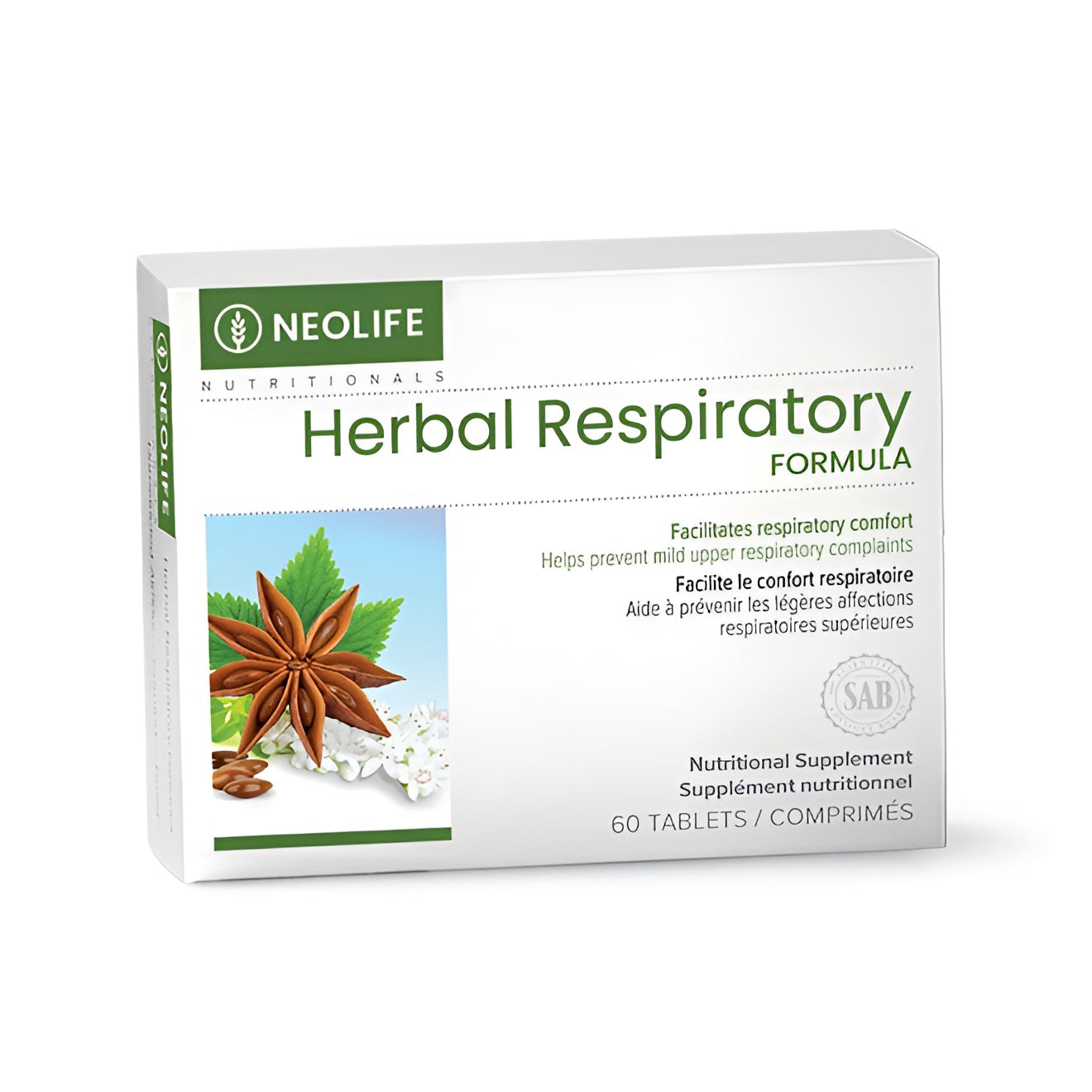 Herbal Respiratory Formula - 60 Tablets (Single)